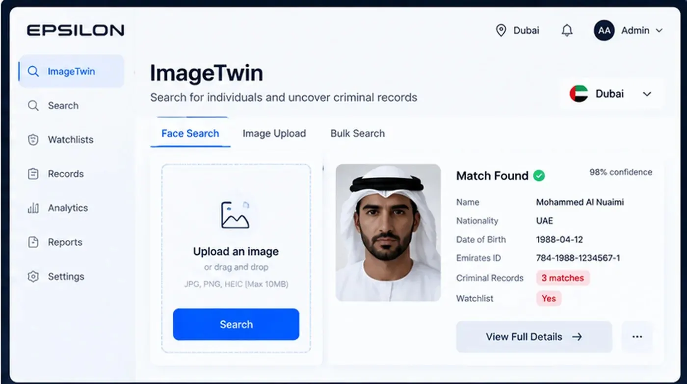 Law enforcement & IP protection — Illustrative interface — not the real platform